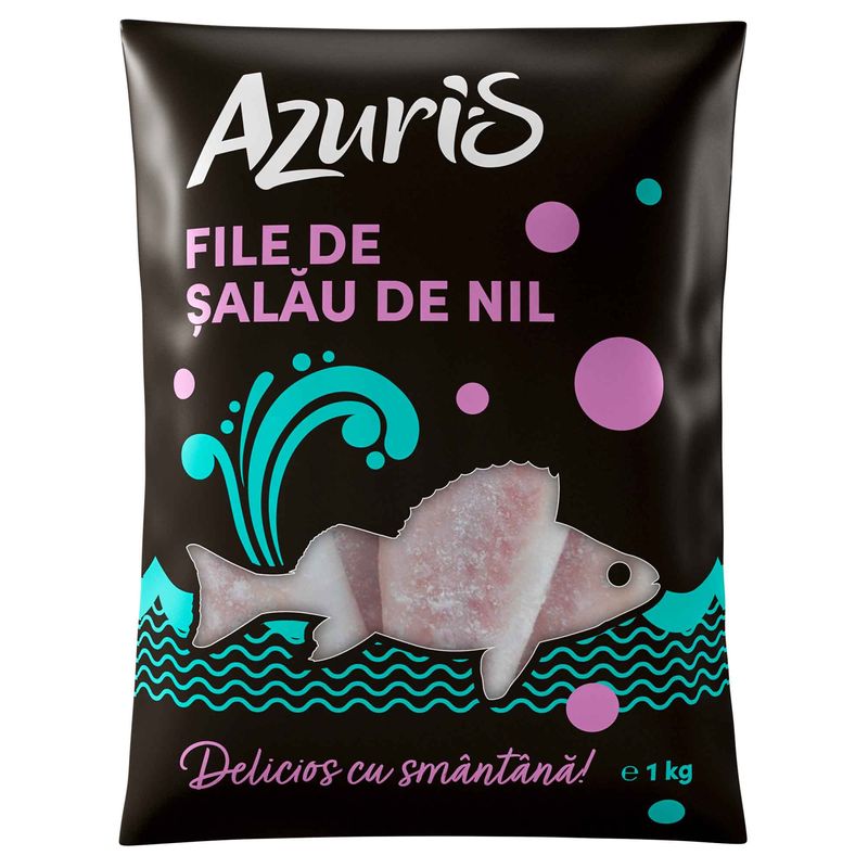 Azuris file de salau de Nil, fara piele 1kg