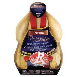 Pui intreg Poulet jaune fermier d'Auvergne 1.5kg