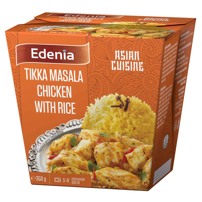 Carne-de-pui-in-sos-Tikka-Masala-cu-orez-reteta-indiana-350g