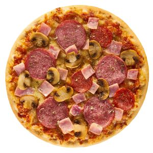 Pizza Speciale cu salam, sunca si ciuperci 325g