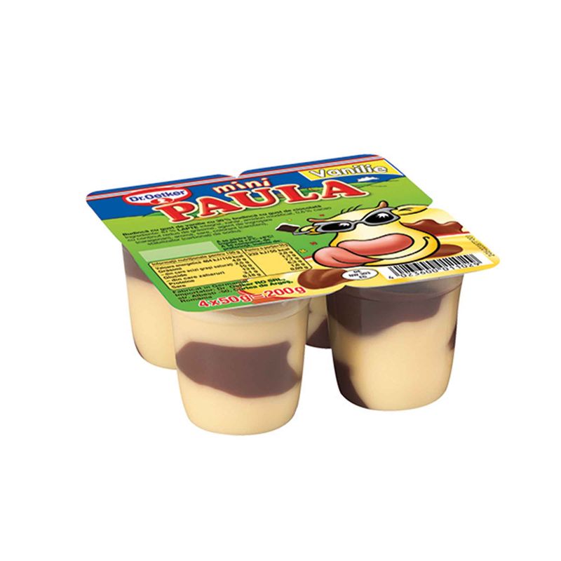 Mini budinca cu vanilie (4x50g) 200g
