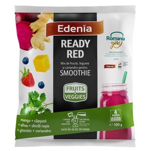 Mix fructe si legume smoothie cu mango, capsuni, afine, sfecla rosie, coriandru Ready Red 500g