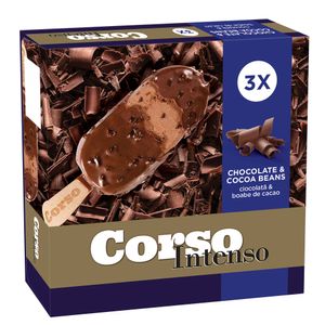 Inghetata cu ciocolata si boabe de cacao Intenso (3x110ml) 330ml
