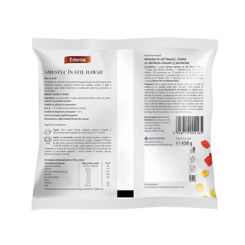 AmestecdelegumeinstilHawaii450g