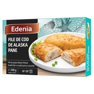 File cod de Alaska pane 240g