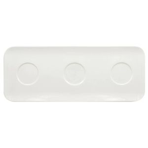 Platou portelan Aurea 46*18cm, set*6 buc