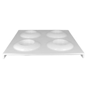 Platou portelan Allspice Curry 30*30cm, set*6 buc