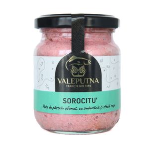 Pate de pastrav afumat, cu smantana si sfecla rosie 190g