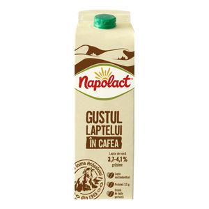 Lapte proaspat tip barista 3.7-4.1%, proteina 3.3% 1l, bax*12 buc