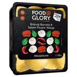 Paste-mezzelune-cu-ou-umplute-cu-branza-Burrata-si-salam-picant-‘Nduja-250g-