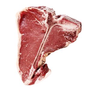 T-bone vita ~500g, bax ~5kg