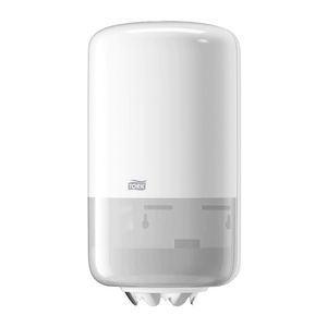 Dispenser rola prosop cu derulare centrala Mini sistem M1, alb