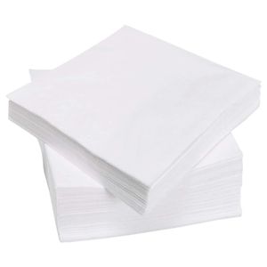 Servetele de masa albe 2 straturi, 33×33cm, 250 portii