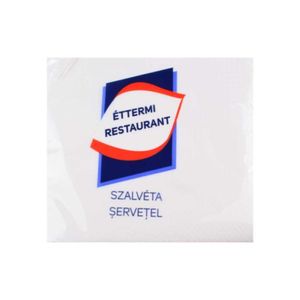 Servetele pentru masa albe, 1 strat, 18x18cm, 600 portii