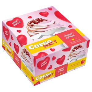 Inghetata cu aroma de capsuni si frisca Party 700ml