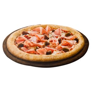 Pizza Verace cu sos de rosii, "Mozzarella di Bufala Campana DOP", sunca si masline Taggiasca 413g