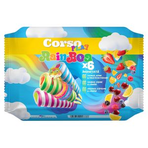 Mix inghetata cu aroma de vanilie si fructe Play Boa (6x85ml) 510ml