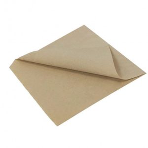 Coltar din hartie rezistenta la grasimi 15x15cm, kraft natur bax*2000 buc