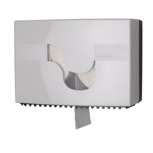 Dispenser dublu pentru hartie igienica, alb