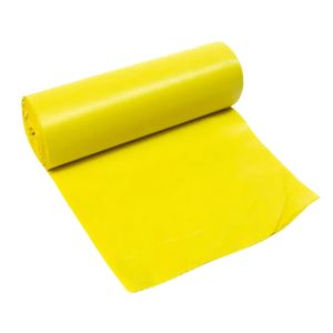 Saci menaj 120l, LDPE 70x110, galbeni, 23 microni 10 saci/rola bax*30 buc