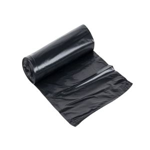 Saci menaj 60l, LDPE 60x70cm, negri, 25 microni 10 saci/rola bax*70 role