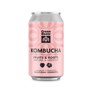 Kombucha zmeura si hibiscus 330ml bax*24 buc