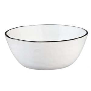 Bol gresie ceramica Pure, alb, 1l, set*4 buc