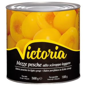 Piersici jumatati in sirop 2.6kg