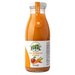 Suc natural de mere si morcovi 250ml, bax*20 buc