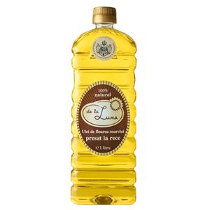 Ulei de floarea soarelui obtinut prin presare la rece 1l