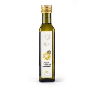 Ulei de floarea soarelui obtinut prin presare la rece 250ml