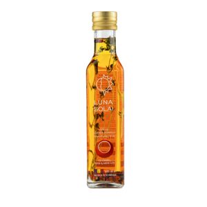 Ulei de floarea soarelui cu piper, ardei iute si cimbru obtinut prin presare la rece 250ml
