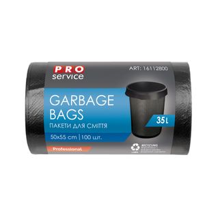 Saci menaj 35l, HDPE 50x55cm, negri, 7 microni, 100 saci/rola, bax*20 role