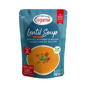 Supa de linte rosie cu bulgur 250g bax*12 buc