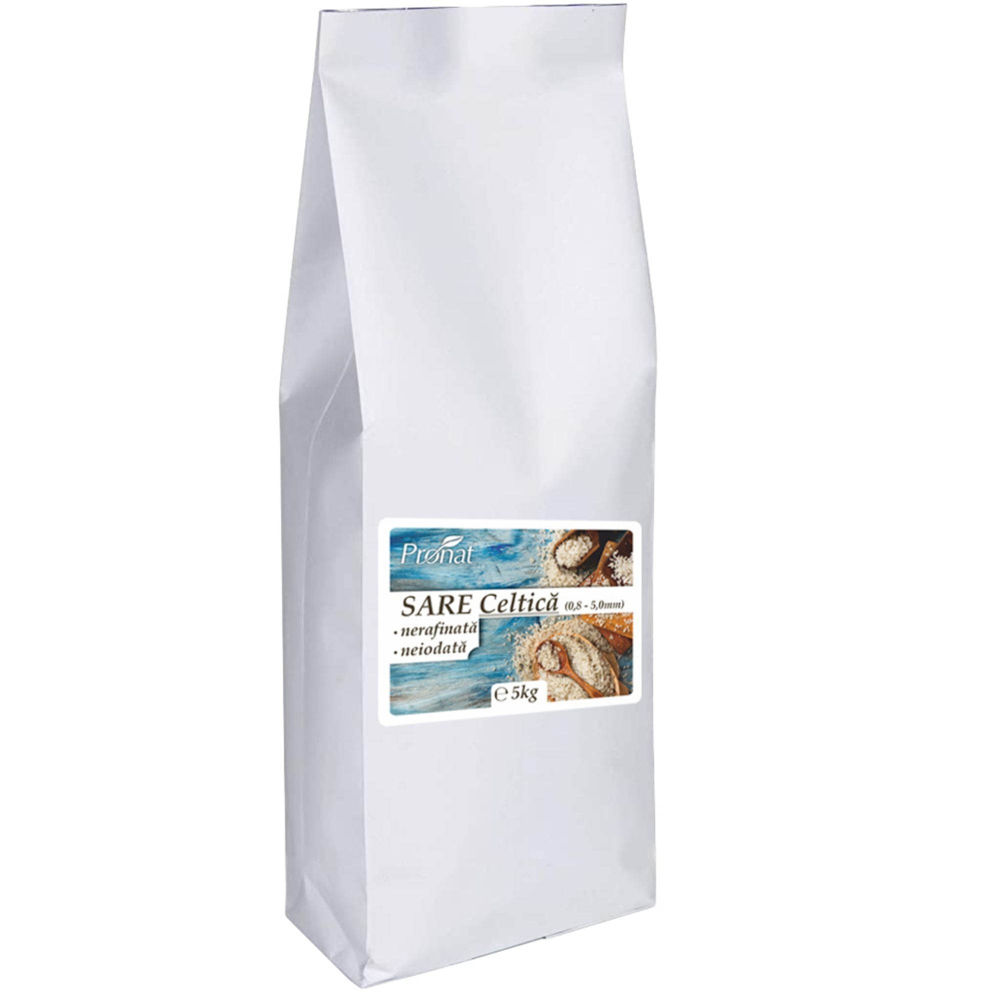Sare celtica grunjoasa, nerafinata, neiodata 5kg - Bocado