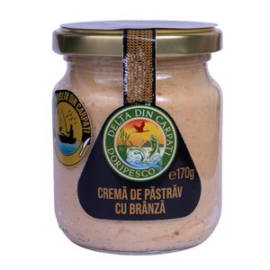 Crema de pastrav cu branza 170g bax*6 buc