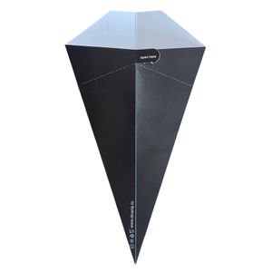 Cornete negre pentru gofre 100 buc