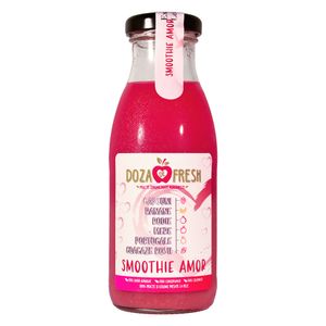 Smoothie mere, banane, capsuni, rodie, coacaze rosii, portocale, sfecla rosie 250ml bax*6 buc
