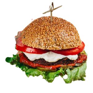 Burger vegetal Bully's Vegan din tofu, soia, baby spanac (10 buc x 115g) 1.15kg