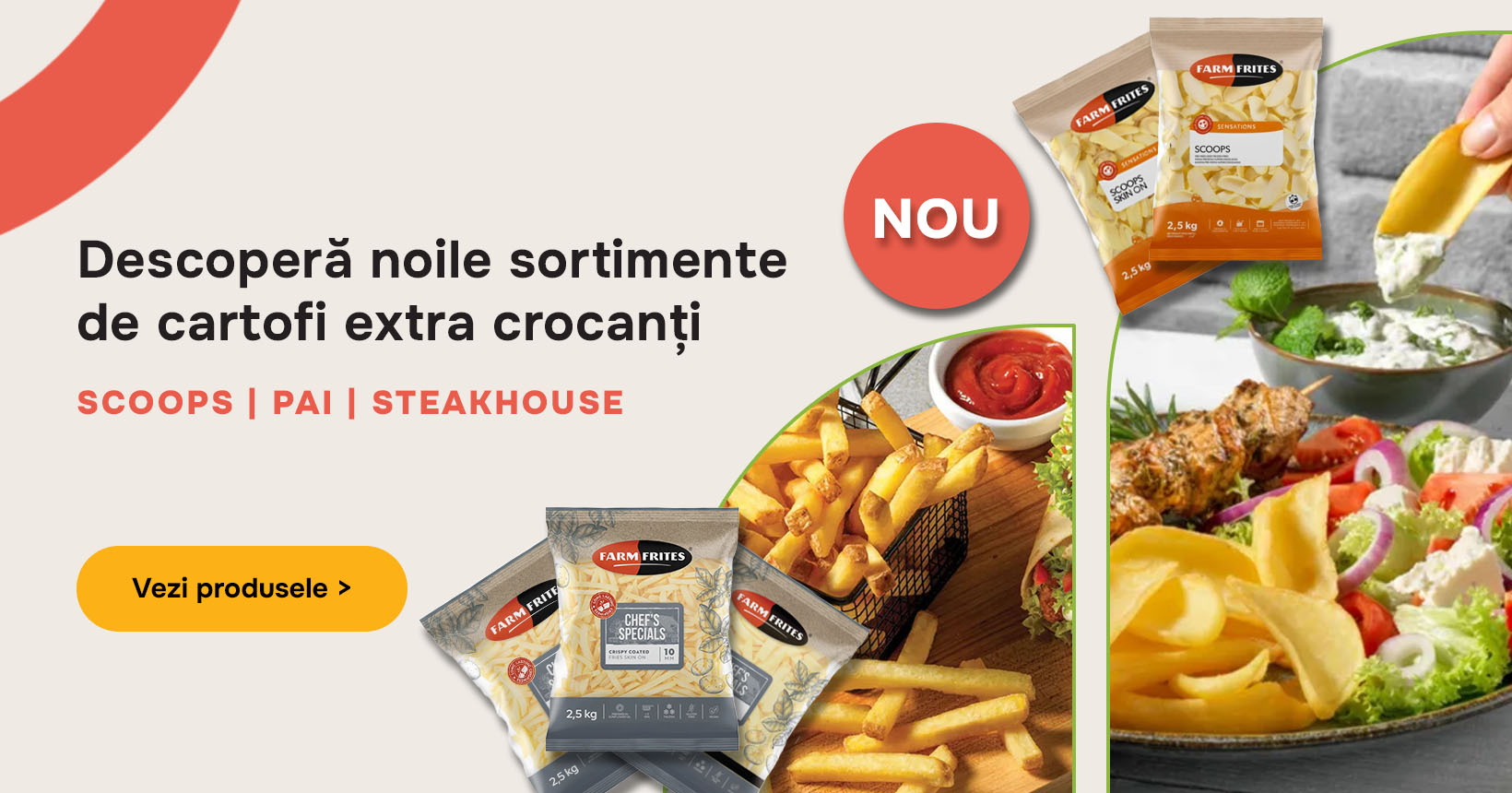 Cartofi Farm Frites​