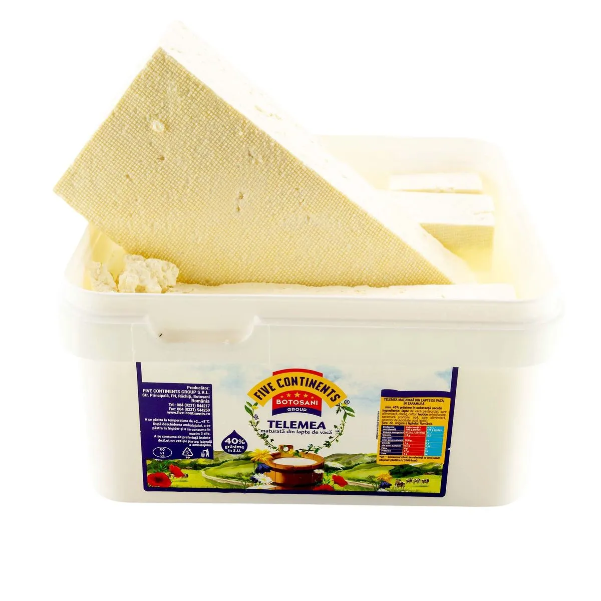 Branza telemea si feta